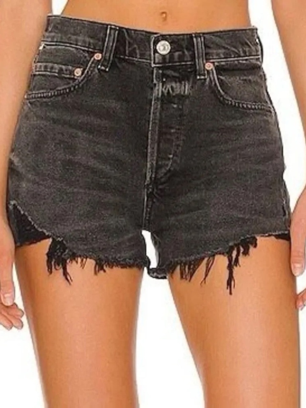 Women's 30 Citizens of Humanity Premium Vintage Annabelle Black Denim Shorts
